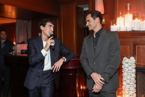 Rocco Basilico and Roger Federer