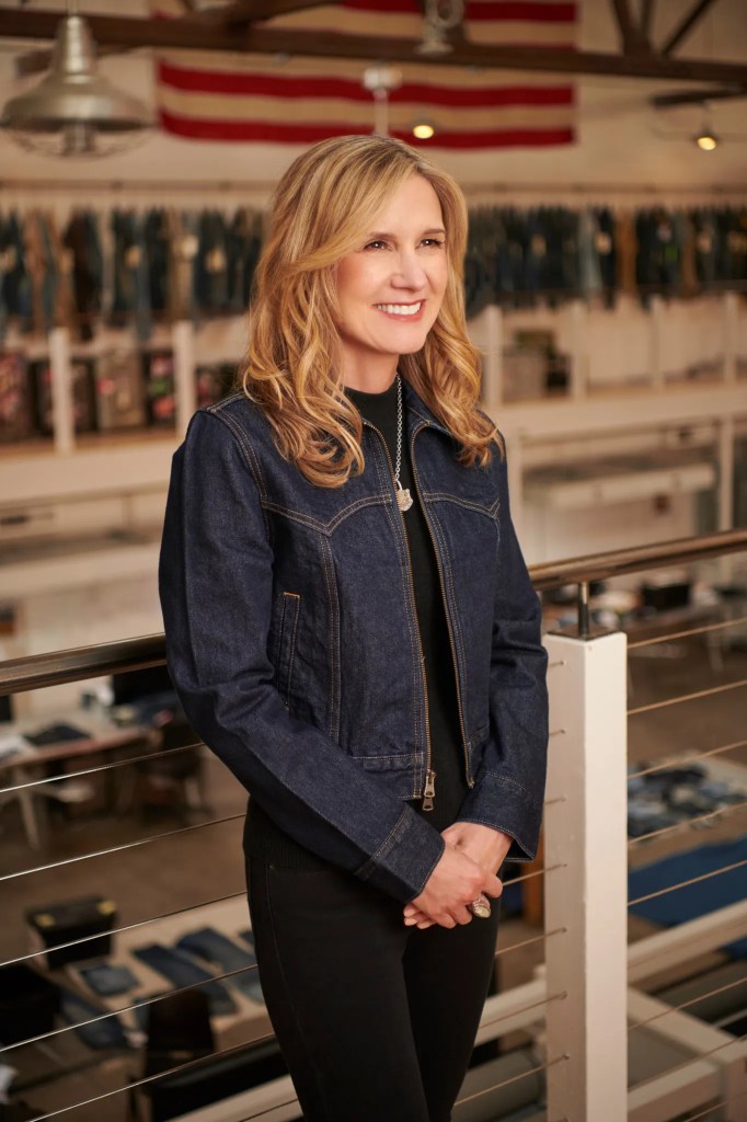 Michelle Gass Levi's trucker jacket