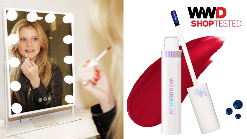 WWD Shop editor tests Wonderskin's lip stain masque