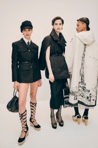 Backstage at the Dior Fall 2024 ready-to-wear show