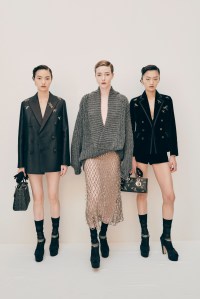 Backstage at the Dior Fall 2024 ready-to-wear show