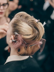 Backstage at the Dior Fall 2024 ready-to-wear show