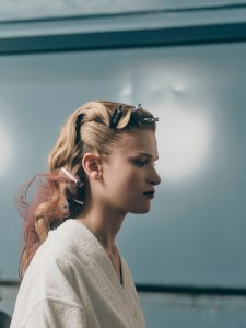 Backstage at the Dior Fall 2024 ready-to-wear show