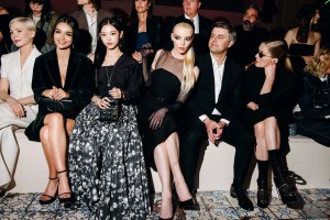 Michelle Williams, Rachel Zegler, Haerin, Anya Taylor-Joy and Rosamund Pike at Dior Pre-Fall 2024 Show held at the Brooklyn Museum on April 15, 2024 in New York.