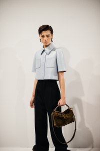Backstage at Loewe Fall 2023 Ready-to-Wear
