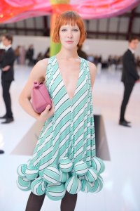 Hari Nef in front row at Loewe Spring 2023 Ready-to-Wear