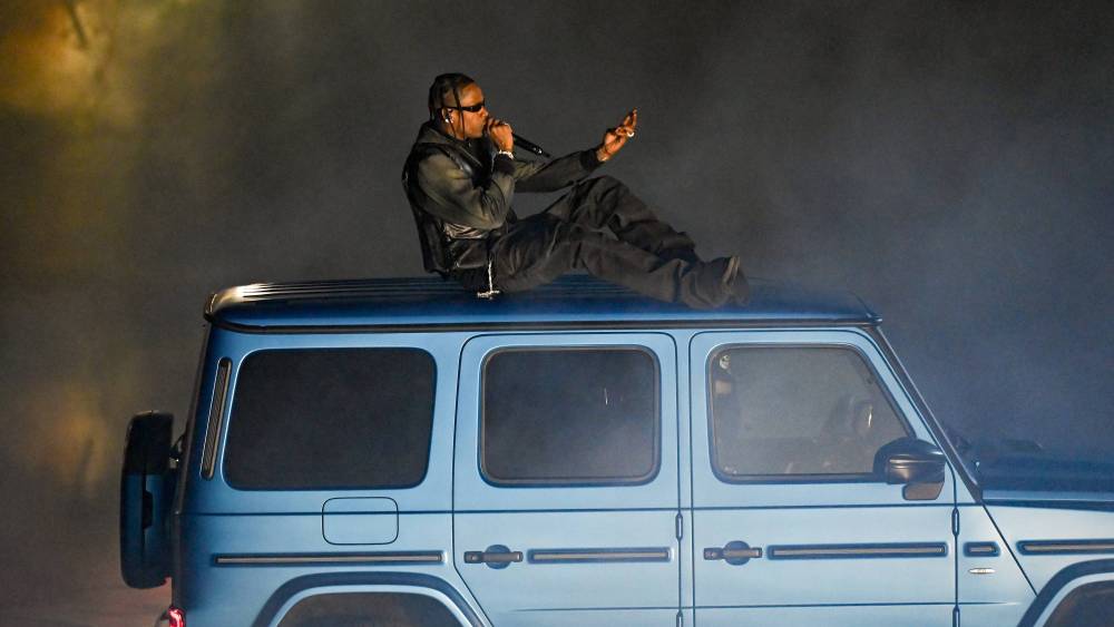 Travis Scott, mercedes benz, electric