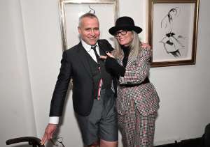 Thom Browne and Diane Keaton