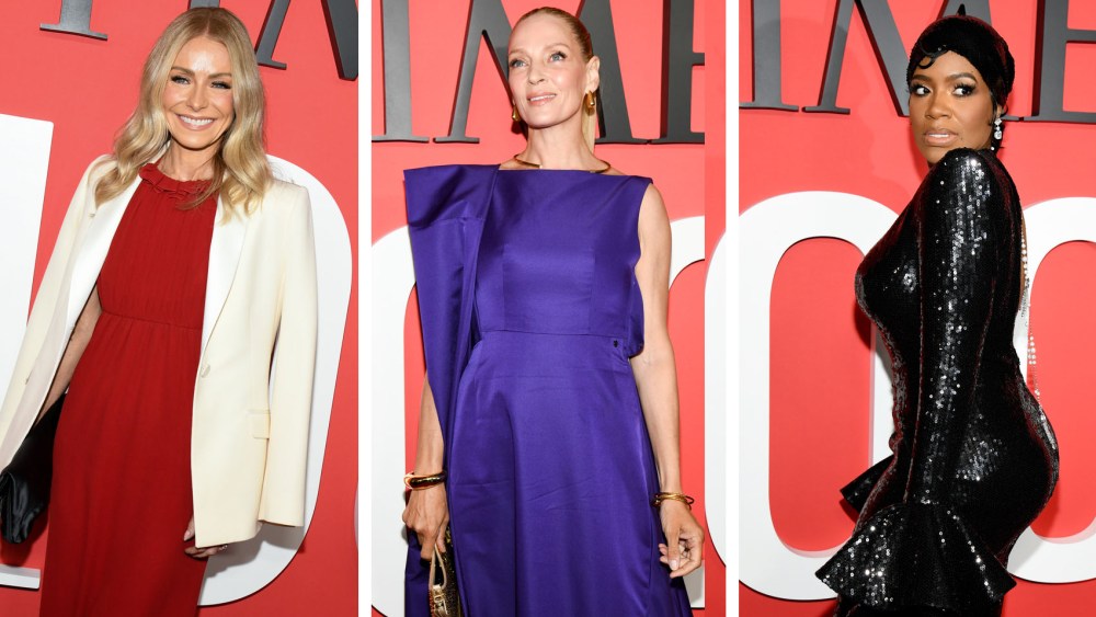fantasia barrino, uma thurman, time 100 gala, red carpet fashion, best dressed outfits, kelly ripa