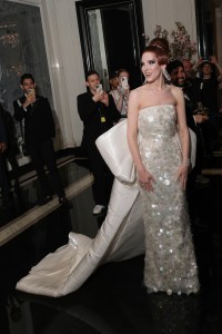 Hari Nef at The Carlyle Hotel before the 2024 Met Gala