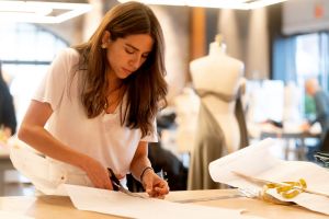 PROJECT RUNWAY -- "Couch Couture" Episode 1908 -- Pictured: Shantall Lacayo -- (Photo by: Barbara Nitke/Bravo/NBCU Photo Bank via Getty Images)