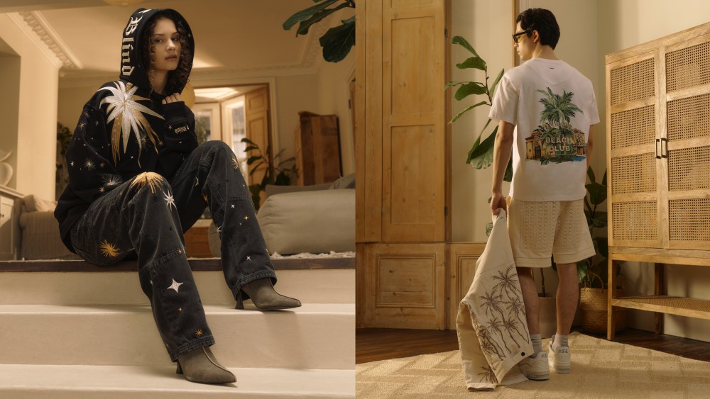 Two looks from Only the Blind spring 2024 collection