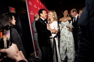 Lionel Richie and Kate Moss at the The King's Trust gala held at Cipriani South Street on May 2, 2024 in New York, New York.