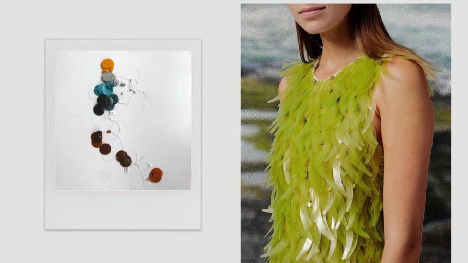 Pyratex's SeaCell for Philip Lim, embroidered.