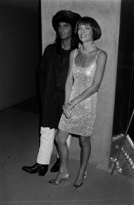 Steven Meisel and Anna Wintour attend an event, spanning a fashion show at the Plaza Hotel and an afterparty at the Paramount Hotel, in New York City on September 6, 1990.
