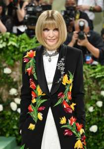 Anna Wintour at the 2024 Met Gala: "Sleeping Beauties: Reawakening Fashion" held at The Metropolitan Museum of Art on May 6, 2024 in New York City.
