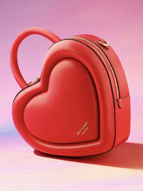 Kate Spade heart-shaped handbag