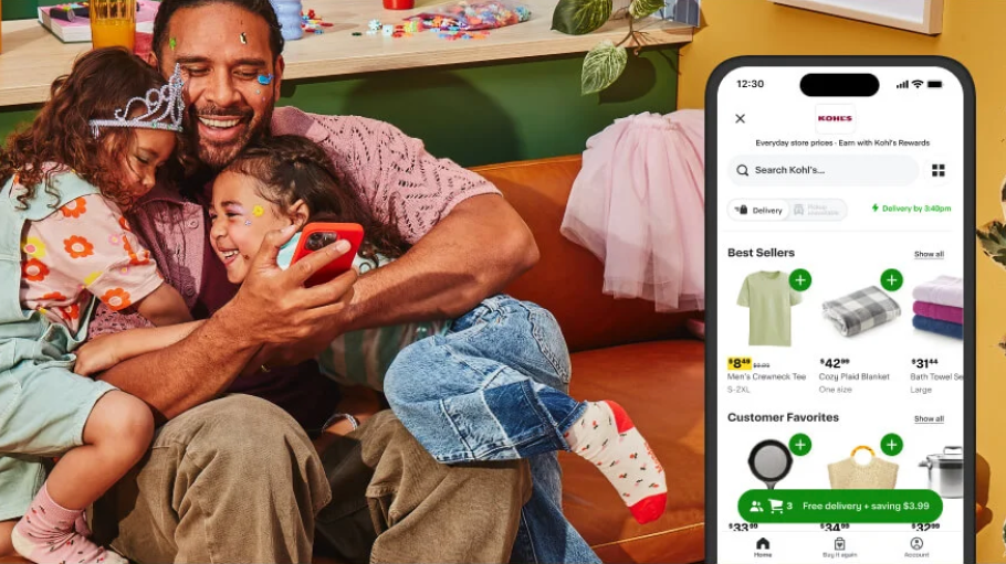 As Kohl’s exclusive same-day delivery partner, customers on Instacart can place orders for either same-day or scheduled delivery, and do it for the same prices as in-store.