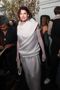 Linda Evangelista at The Carlyle Hotel before the 2024 Met Gala