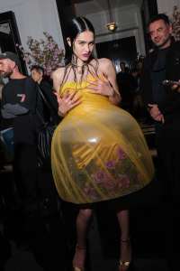 Amelia Gray at The Carlyle Hotel before the 2024 Met Gala