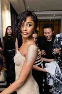 Tyla at The Mark Hotel before the 2024 Met Gala