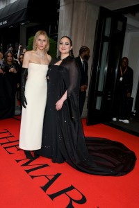 Gabriela Hearst and Lily Gladstone at The Mark Hotel before the 2024 Met Gala