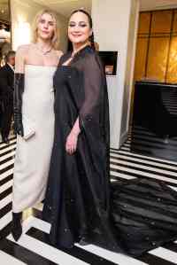 Gabriela Hearst and Lily Gladstone at The Mark Hotel before the 2024 Met Gala