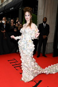 Haley Kalil at The Mark Hotel before the 2024 Met Gala