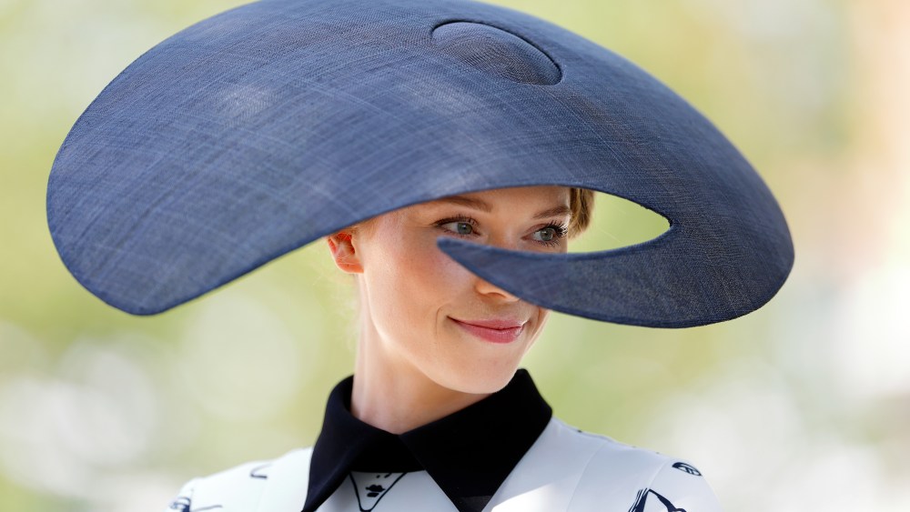 A racegoer attends day 3 'Ladies Day' of Royal Ascot 2023 at Ascot Racecourse on June 22, 2023 in Ascot, England.