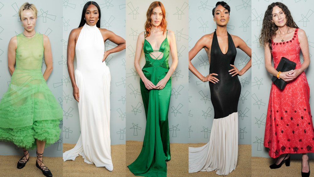 Edie Campbell, Venus Williams, Alexa Chung, Jourdan Dunn, and Minnie Driver at the Serpentine Summer Party