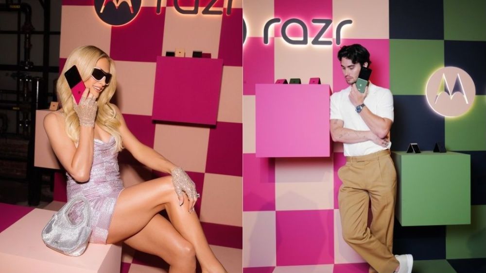 Paris Hilton, Chase Stokes, Motorola