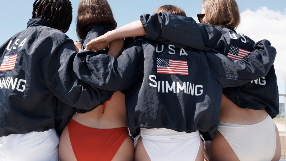 A look at some of the USA Swimming x J Crew offerings.