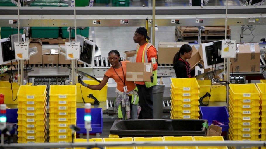 Amazon's San Bernadino fulfillment center.
