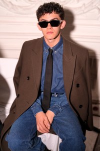 Joe Locke at the AMI Spring 2025 ready-to-wear show