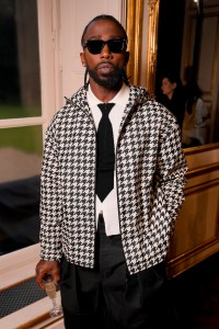 Tyrod Taylor at the AWGE Spring 2025 ready-to-wear show