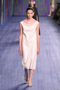 Christian Dior Fall 2024 Couture collection at Couture Fashion Week.
