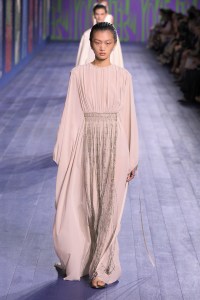 Christian Dior Fall 2024 Couture collection at Couture Fashion Week.