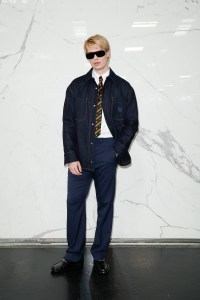 Nicholas Galitzine at the Fendi Spring 2025 Men’s ready-to-wear show