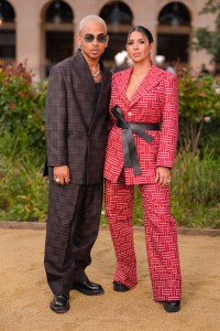 Ozuna and Guest at the Kenzo Men’s Spring 2025 Ready-to-Wear Show