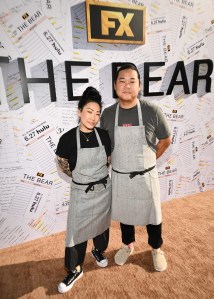 Katianna Hong and John Hong at the season 3 premiere of FX's "The Bear" held at El Capitan Theatre on June 25, 2024 in Los Angeles, California.