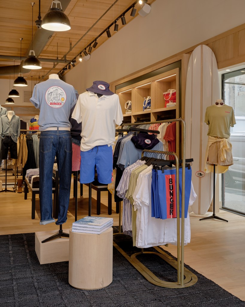 Inside J.Crew's men's wear-focused store in the NoHo section of Manhattan.