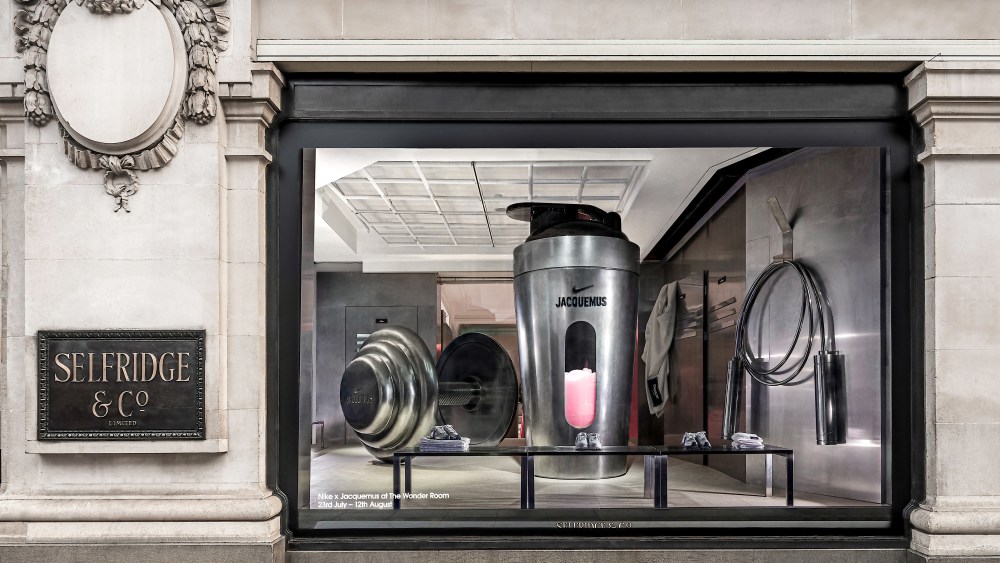 Nike x Jacquemus at Selfridges. Jacquemus plans to open a store on New Bond Street in the coming months.