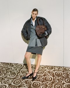 Charlotte Cardin starring in the Miu Miu fall 2024 ad campaign.