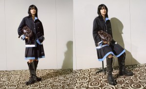 MINNIE starring in the Miu Miu fall 2024 ad campaign.