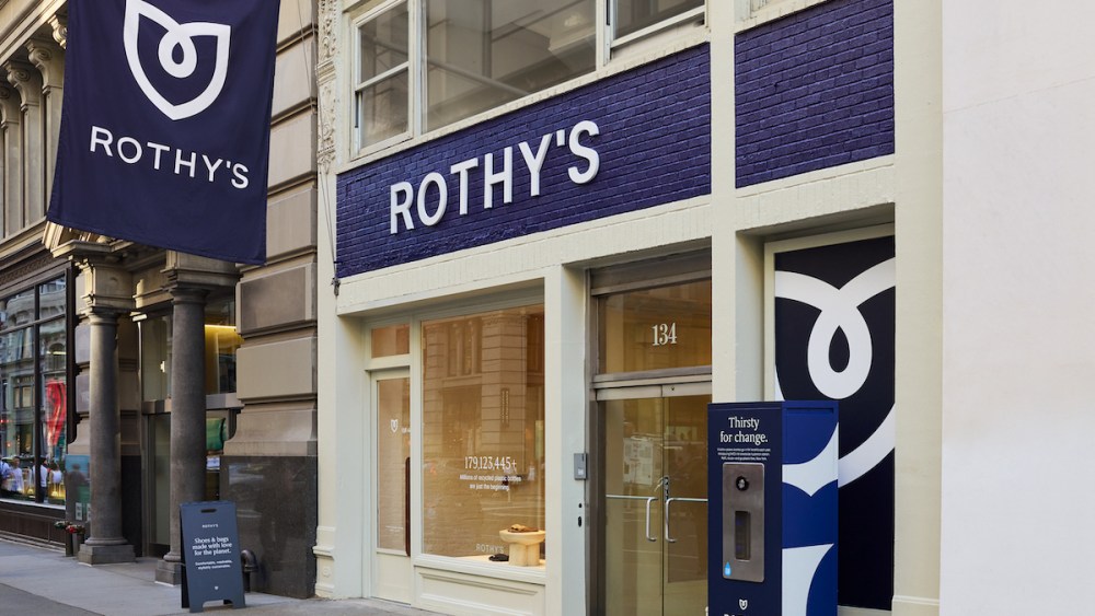 The new Rothy's store is located in NYC's Flatiron neighborhood.