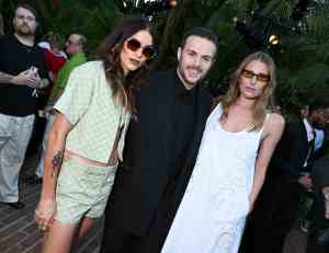 Langley Fox Hemingway, Sabato De Sarno and Dree Hemingway