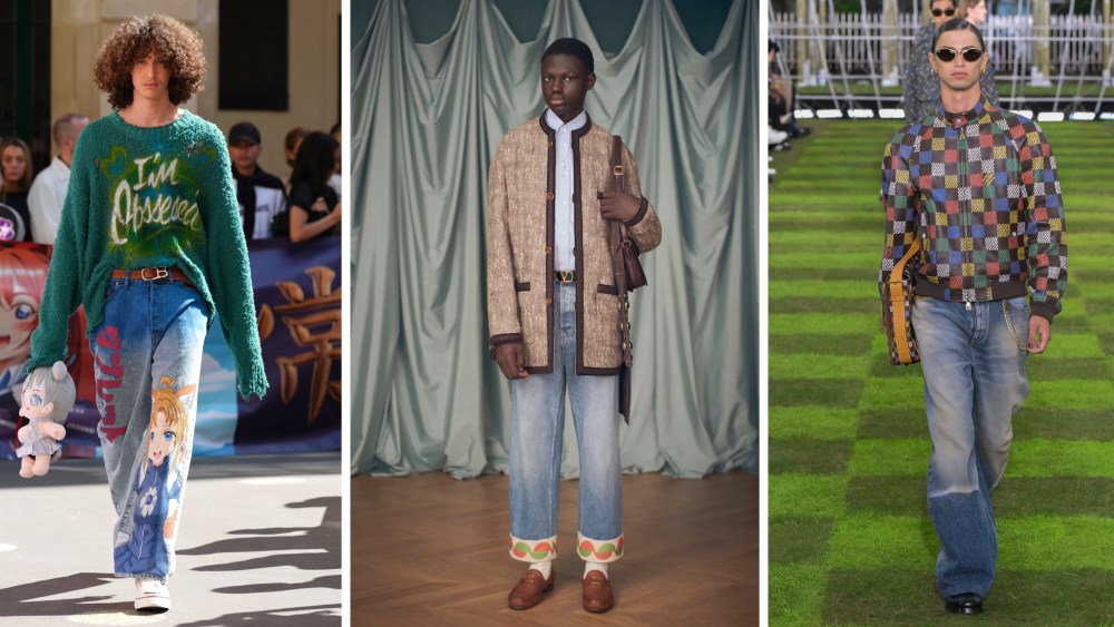 More playful and decorated denim is coming.