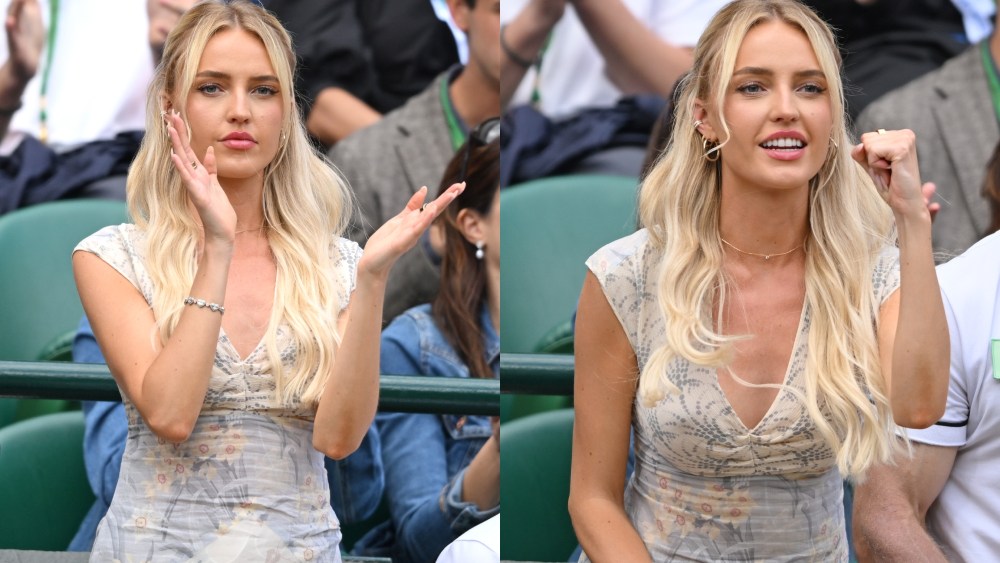 taylor fritz girlfriend LONDON, ENGLAND - JULY 10: Morgan Riddle watches Taylor Fritz V Lorenzo Musetti on day ten of the Wimbledon Tennis Championships at the All England Lawn Tennis and Croquet Club on July 10, 2024 in London, England. (Photo by Karwai Tang/WireImage)