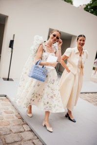 Street Style Trends at Paris Fashion Week Couture Fall 2024: Floral Summer