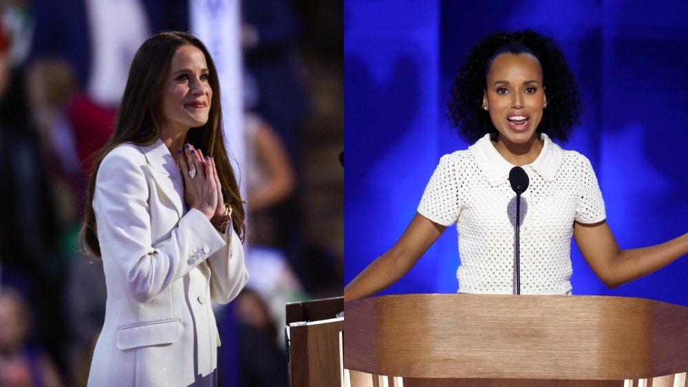 suffragette white at the 2024 DNC, DNC Wearing White outfits, What is Suffragette White, ashley biden, kerry washington, democratic national convention 2024